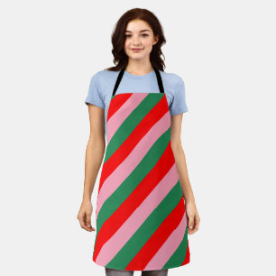 Hedendaagse Kerst Candy Strepen Schort