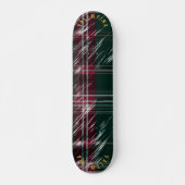 Hedendaagse kerst geplakt skateboard dek (Voorkant)