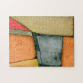 hedendaagse kleurrijke geometrische vormen legpuzzel (Horizontaal)