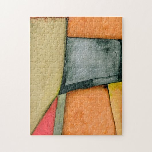 hedendaagse kleurrijke geometrische vormen legpuzzel (Verticaal)