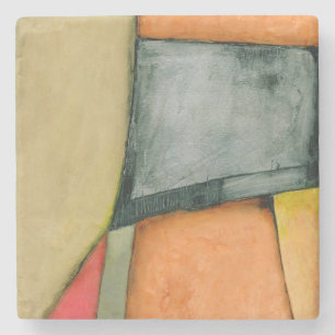 hedendaagse kleurrijke geometrische vormen stenen onderzetter