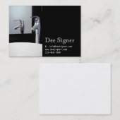 hedendaagse kraan visitekaartje (Voorkant / Achterkant)