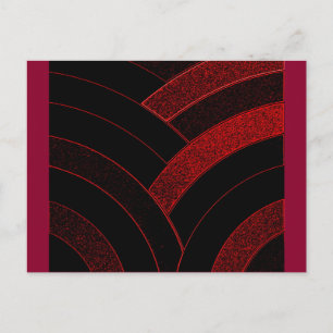 hedendaagse kromme chevrons briefkaart
