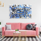 hedendaagse kunst canvas afdruk (Insitu (Woonkamer))