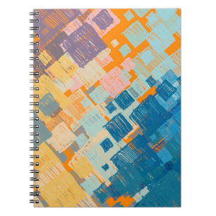 hedendaagse kunst. Kleurrijke textuur. Moderne ill Notitieboek