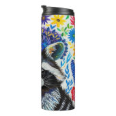 Hedendaagse kunst vibes, Raccon Thermosbeker (Geroteerd rechts)