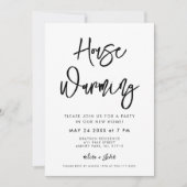 Hedendaagse moderne Housewarming party Kaart (Voorkant)