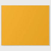 Hedendaagse monochromatische Chrome Yellow Cadeaupapier (Vlak)