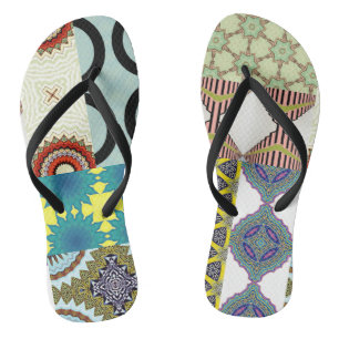 HEDENDAAGSE ONTWERPER COLLAGE Slippers Teenslippers