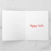 Hedendaagse Paashas Bloemkunst Kaart (Binnen)