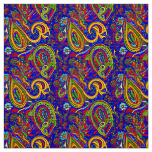 Hedendaagse Paisley stof Design