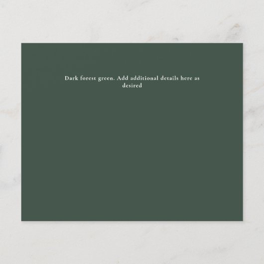 Hedendaagse PHOTO Save the Dates van LeahG BUDGET Flyer (Achterkant)