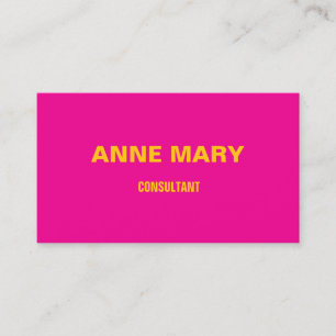 Hedendaagse professionele hot pink Sinaasappel tre Visitekaartje