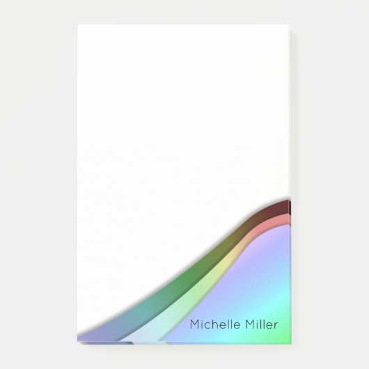 hedendaagse regenboog post-it® notes (Voorkant)