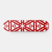 Hedendaagse Rode Kunst Skateboard (Horizontaal)