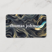 Hedendaagse rookwerveling Abstract Visitekaartje (Voorkant)