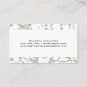 Hedendaagse Sky Scraper Building Logo Visitekaartje (Achterkant)