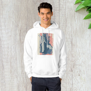 Hedendaagse Stedelijke Silhouet Pop Art Hoodie