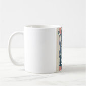 Hedendaagse Stedelijke Silhouet Pop Art Koffiemok (Links)