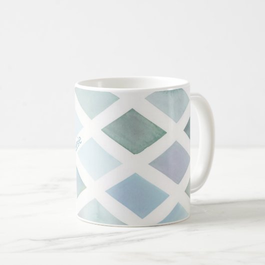 Hedendaagse Waterverf Mok (Voorkant rechts)