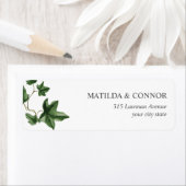 Hedera Ivy verlaat persoonlijke adressen bruiloft Etiket (Insitu)