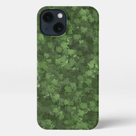 Hedge Leaf Camo iPhone Case Hoesje (Achterkant)
