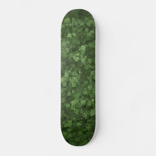 Hedge Leaf Camo Skateboard (Voorkant)