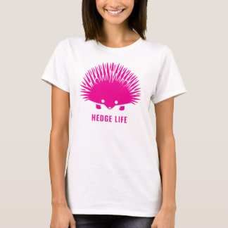 Hedge Life Hedgehog Mom Aangepaste kleur en tekst T-shirt