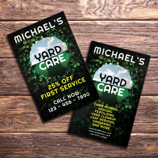 Hedge-lijst-landschapsarchitectuur Flyer