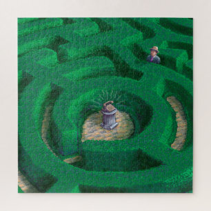 Hedge Maze Puzzle Legpuzzel