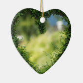 Hedge ontwerp van het hart keramisch ornament (Rechts)
