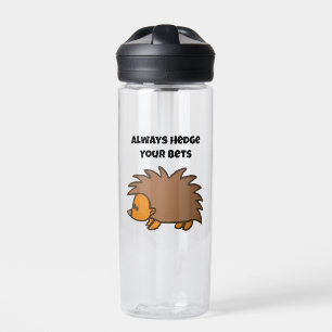 Hedge Uw Weddenschappen Hedgehog Grappige Gokken C Waterfles