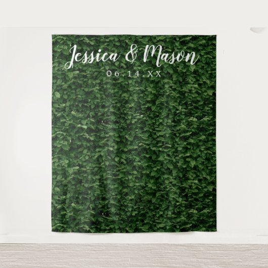 Hedge Wall achtergrond - Bindfotoachtergrond Wandkleed (Voorkant)