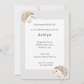 Hedgehog Animal Birthday   Kaart (Voorkant)