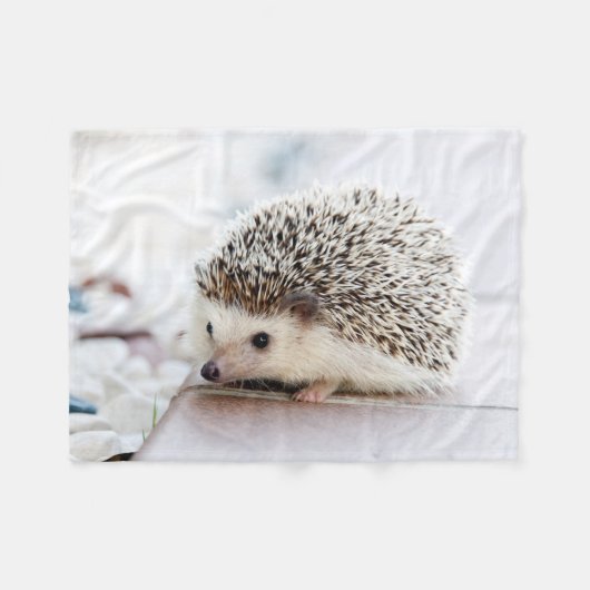 Hedgehog Baby Fleece Deken (Voorkant (Horizontaal))