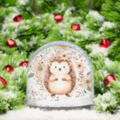 Hedgehog Blooms & Woodland Whispers Sneeuwbol (Kerstmis)