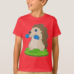 Hedgehog Boxer Bokshandschoenen Boksen T-shirt