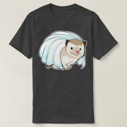 Hedgehog bruid bruiloft t-shirt (Design voorkant)