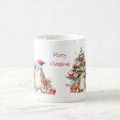 Hedgehog Christmas Tree Presents Mug (Centre)