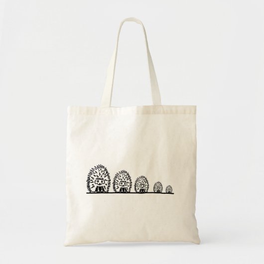 Hedgehog design Tote Bag (Devant)
