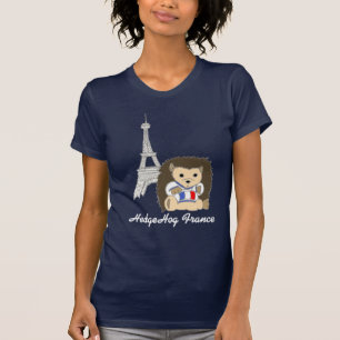 HedgeHog in France Dark Women's T - shirts