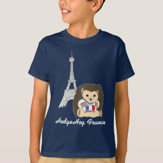 HedgeHog in Frankrijk Donkere Kinder T - shirts