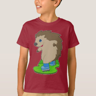 Hedgehog Inline skating Inline schaatsen T-shirt