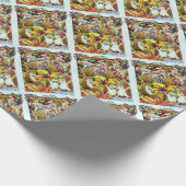 Hedgehog Kerst Wrapping Cadeaupapier (Hoek)