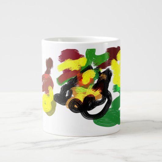 Hedgehog Latte Autumn Extra Grote Beker (Voorkant)