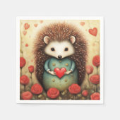 Hedgehog liefde 2 servet (Voorkant)