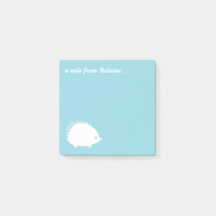 Hedgehog Mom Schattigee aangepaste kleur en tekst Post-it® Notes