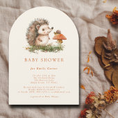 Hedgehog Mushroom Woodland Herfst Genderneutraal Kaart