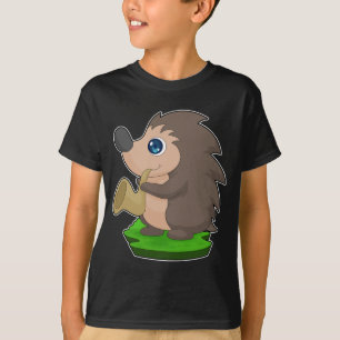 Hedgehog Muzikant Saxofoon Muziek T-shirt