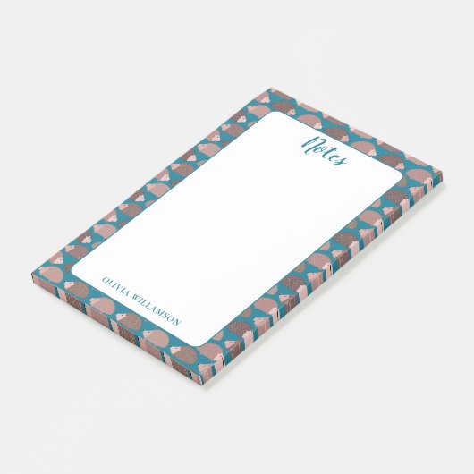 Hedgehog Notes Memo Pad (Schuin)